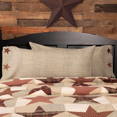 Abilene Star King Pillow Case Set of 2 21x40 VHC Brands - The Fox Decor